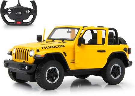 Jamara Jeep Wrangler JL ferngesteuertes Auto 1:14 gelb ab 6 Jahren - Bild 1