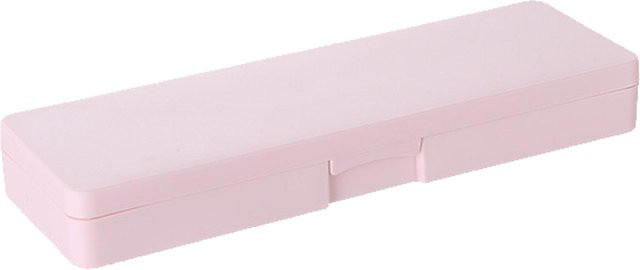 Wosawe Outdoor Sports Kunststoff-Federmäppchen mit Schnappverschluss in Weiß und Rosa - Bild 1