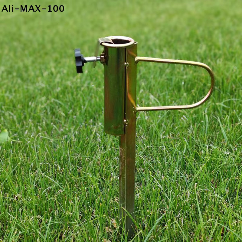 Hoeaden Sonnenschirmanker aus Metall in Gold für Strand, Camping und Angeln - Bild 2