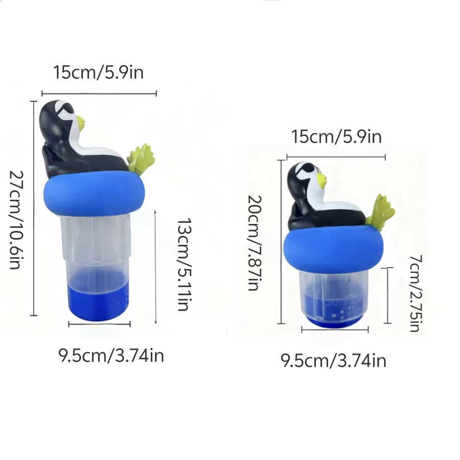 Penguin Floating Pool Chlorspender in Multicolor für Pools und Whirlpools passend für 1- und 3-Zoll-Tabletten - Bild 4