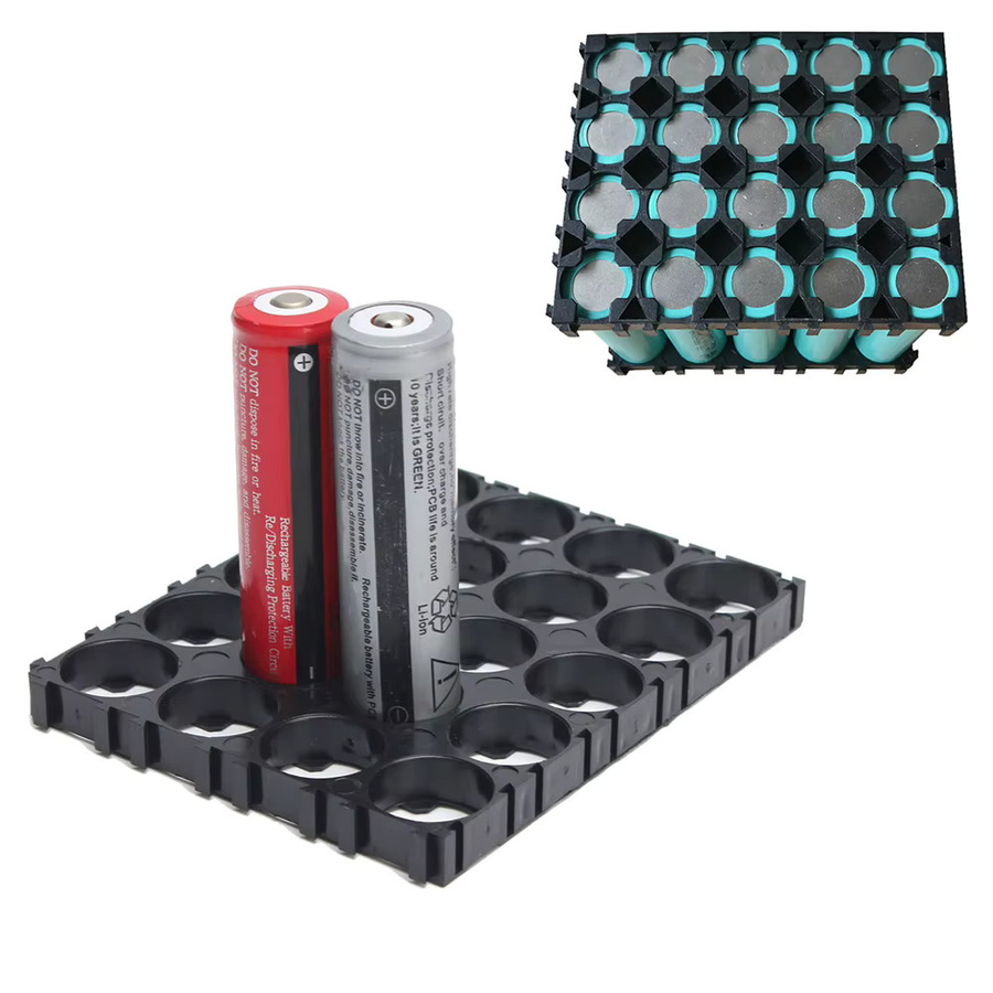 18650 Lithium-Batterie-Halterung für Elektrofahrzeuge, schwarze Batteriezellen-Verbindungshalterung zum Spleißen - Bild 3