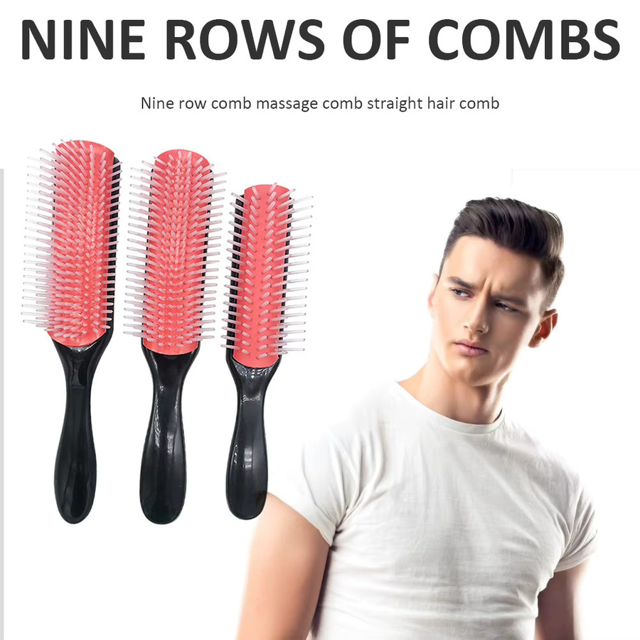Denman Detangler Haarbürste, 9-Reihen, Unisex - Bild 2