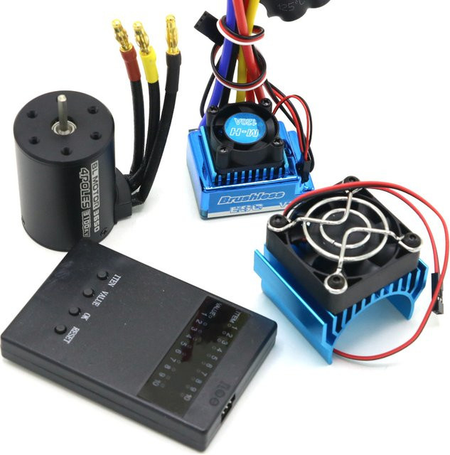 U-Angel-1988 RC Motor & ESC Combo Set für 1:10 RC Auto RC Boot - Bild 1