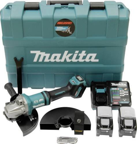 Makita Akku-Winkelschleifer GA038GT206 bürstenlos 40V mit 230mm Scheibendurchmesser und 5.0Ah Akku - Bild 1