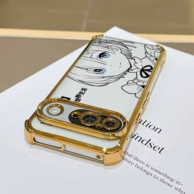 Transparente Anime Rem Handyhülle für Google Pixel 10A 9A 9 8A 8 7A 7 Pro XL, sturzsichere weiche Abdeckung - Bild 3