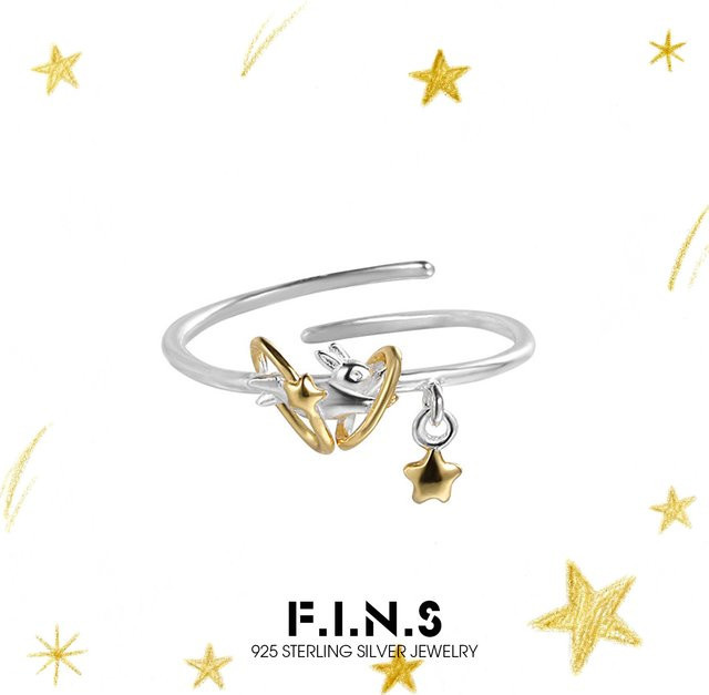 f.a.n. Ring, 925 Silber, Kaninchen, Damen - Bild 1