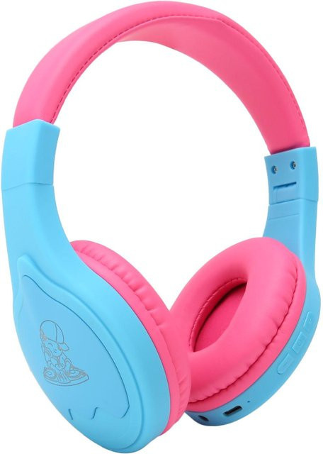 Andoer Bluetooth Kinder Kopfhörer mit Noise Reduction, RGB Licht und faltbarem Over-Ear Design in Multicolour - Bild 1