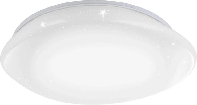 Eglo LED-Deckenleuchte Sileras-Z RGB/CCT mit Kristalleffekt in Weiß, Durchmesser: 60 cm - Bild 1