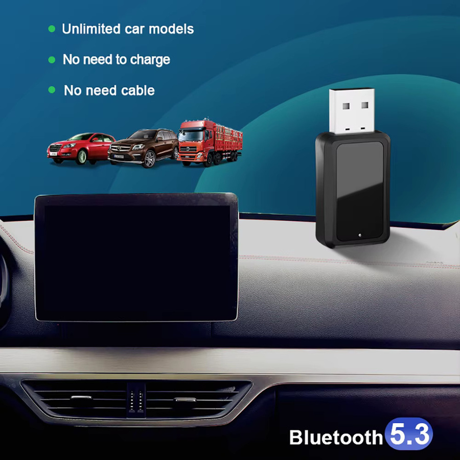 Heinrich Tung Bluetooth 5.3 Car Kit mit LCD Digital Display als Sender und Empfänger für dein Autoradio in Schwarz - Bild 3