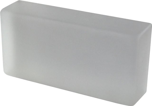Fuchs Glasstein Crystal Collection satiniert Weiß B: 20 cm, T: 10 cm, H: 5 cm - Bild 1