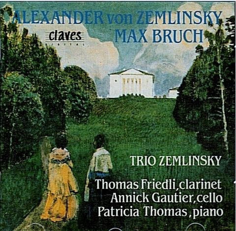 Claves CD Bruch und Zemlinsky: Werke für Klarinette, Cello und Klavier, Klassik, 1992 - Bild 1