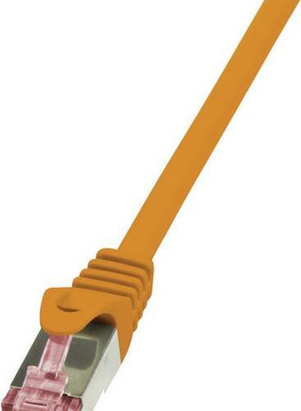 LogiLink CQ2098S RJ45 Patchkabel CAT 6 S/FTP Ethernet LAN Orange, 10,00 m