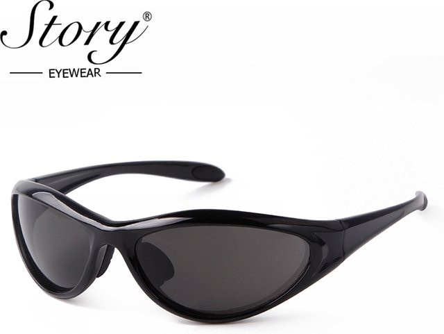 STORY Wrap-Around Sportsonnenbrille, Unisex, Vollrand, Kunststoff - Bild 1