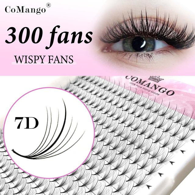 CoMango 7D Wispy Wimpernverlängerung, Black, Unisex - Bild 1
