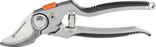 Gardena Premium BP 50 Bypass-Gartenschere aus Edelstahl in Schwarz/Orange mit integriertem Drahtabschneider und Sicherheitssperre - Bild 1