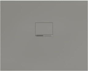 Villeroy & Boch Duschwanne Squaro aus Mineralguss, rechteckig, grau, B/T/H: 100 x 80 x 4 cm - Bild 1