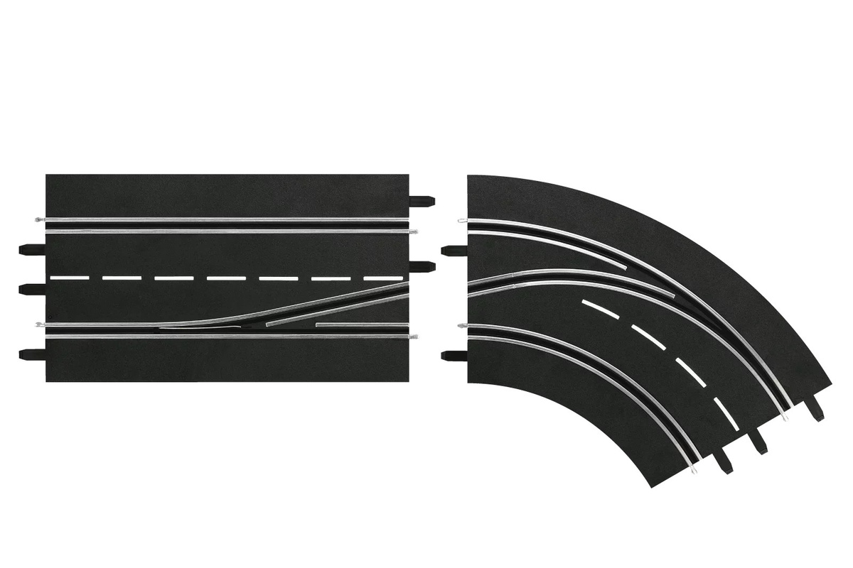 Carrera Lane Change Curve right, Erweiterung - Bild 1