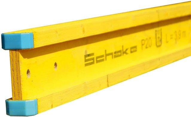 Schake Holzschalungsträger H20 Endkappen aus Fichte in Braun mit verzinkten Stahlteilen, Breite: 200 mm, Höhe: 20 mm - Bild 1