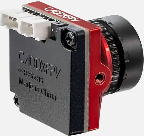 Caddx Ratel 2 V2 FPV-Kamera mit 2,1 mm Objektiv und Ersatzobjektiv in Rot - Bild 1