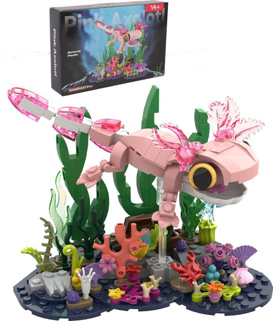 Gobricks MOC Axolotl, Bausteine, ab 14 Jahre - Bild 1