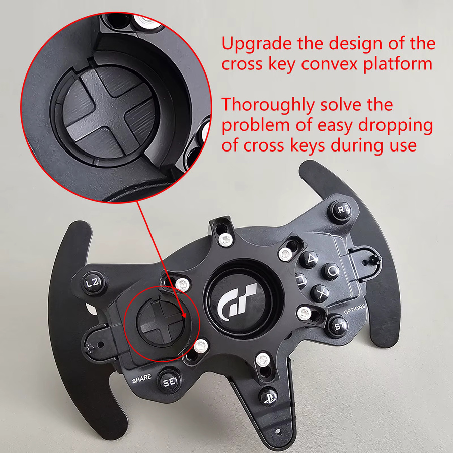 Thrustmaster Spiel-Lenkrad-Adapter für Simulator Basis-Modifikation in Schwarz für T300 RS GT Ferrari 599 TS-XW TSXW P310 R383 Zubehör - Bild 2