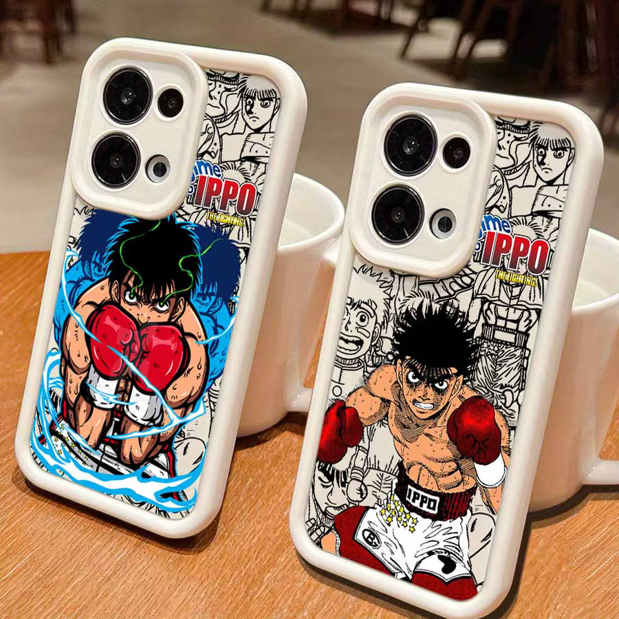 Hajime no Ippo Handyhülle mit Augen-Design und Umhängekordel für Xiaomi und POCO Modelle, Mehrfarbig - Bild 2