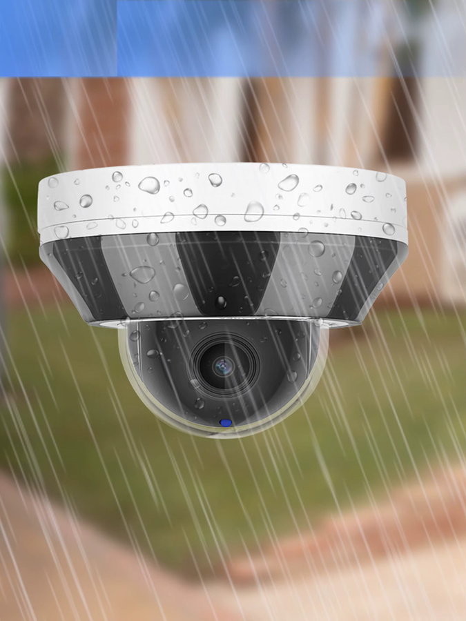 Vikylin MD2.0 Dome PTZ IP-Kamera mit 6MP Auflösung, 3X Zoom und IR-Nachtsicht, Hik-kompatibel, Farbe: Weiß - Bild 6