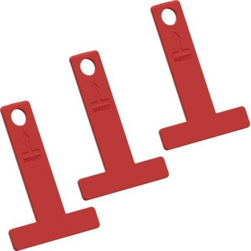 Hager LV8ZTP Abschließstift rot 3er-Pack - Bild 1
