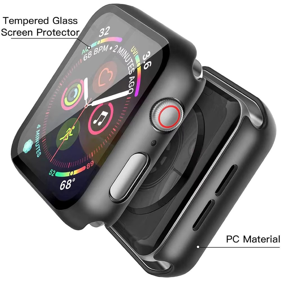 Apple Schutzhülle für Apple Watch, Silikon, Schwarz, Unisex - Bild 4