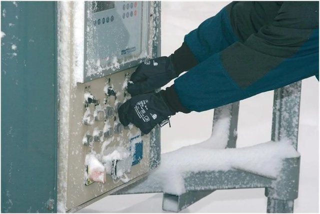 Honeywell Kälteschutzhandschuhe Ice-Grip 691 Blau Größe 9 mit EN 388 und EN 511 Zertifizierung - Bild 2
