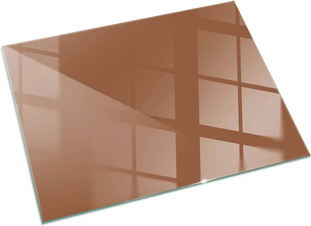 Tulup Glasbodenplatte für Kaminöfen in Braun, B/T: 60 x 40 cm - Bild 1