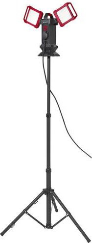 TOOLCRAFT LED-Baustrahler 40W Schwarz mit verstellbarem Stativ bis 150 cm und IP54 Schutzklasse - Bild 1