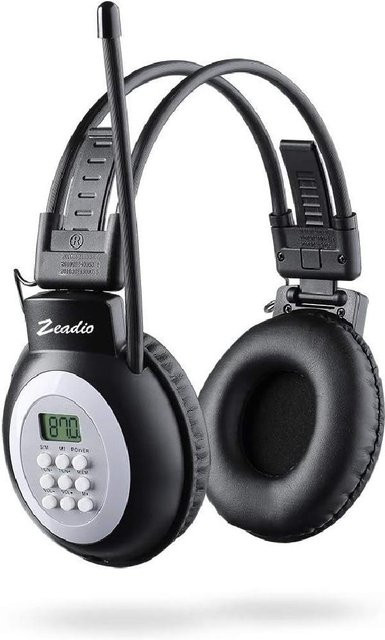 Bobo Life Kabelloses FM-Radio On-Ear Headset in Schwarz mit 3,5 mm Klinkenanschluss - Bild 1