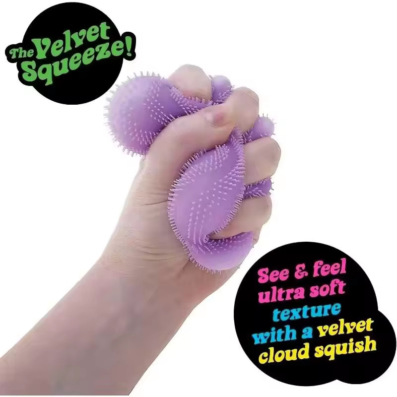 Nee Doh Wonder Waves Fuzz Ball, Texturierter Sensorischer Quetschball - Bild 3