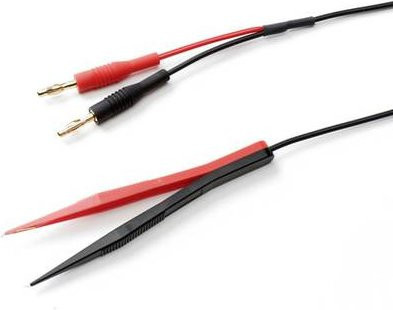 Hirschmann Test & Measurement TW 120 BAN Messleitung mit 4mm Lamellenstecker und Prüfspitze, Schwarz und Rot, Länge: 1,20 m - Bild 1