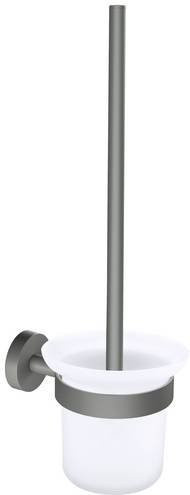 tesa MOON Klobürsten-Garnitur aus Metall in Grey mit Klebstoff - Bild 1