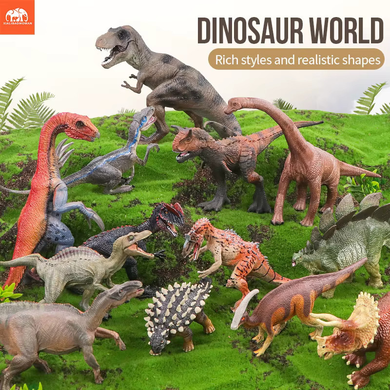 XIALIBAOMOWAN Dinosaurier Mosasaurus Saichania Tyrannosaurus Rex, Actionfiguren, Kunststoff - Bild 2
