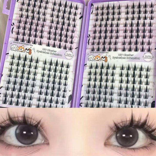 GIOIO Falsche Wimpern, Black, Natürlich, Unisex - Bild 1