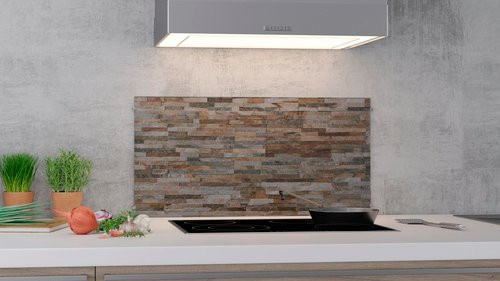 NOVADOORS Glasboard Rocky Wall in mehrfarbigem Abstract-Design aus Glas - Bild 1