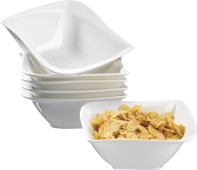 Mäser Schüssel-Set La Musica aus Porzellan, 6-teilig, Elfenbein/Beige, Durchmesser: 14 cm - Bild 1