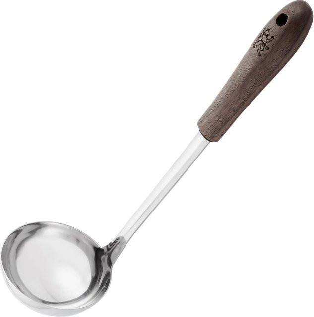 Stanley Rogers Schöpflöffel aus Edelstahl und Walnussholz in Schwarzbraun, Länge: 29 cm - Bild 1