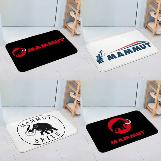 Rastar MAMMUTS-Logo Fußmatte, schwarz, B/T: 60 x 40 cm - Bild 1
