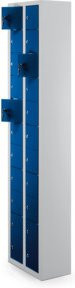 Kappes Wertfachschrank ErgoPlus mit 22 Fächern, Farbe Grau/Blau, H x B x T: 195,0 x 48,5 x 25,0 cm - Bild 1