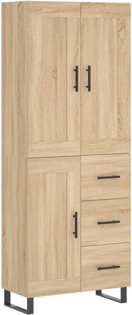 vidaXL Highboard Sonoma-Eiche modern B/T/H: 69,5 x 34,0 x 180,0 cm - Bild 1
