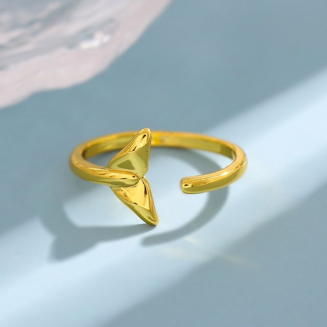 GaGa-Duck Ring, vergoldet, Fischschwanz, Meerjungfrau, Unisex - Bild 1