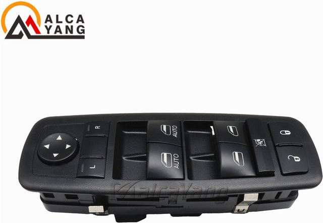 Malcayang Fensterheberschalter in Schwarz für Dodge Journey 2009-2010, Nitro 2007-2011 und Jeep Liberty 2008-2012 - Bild 1