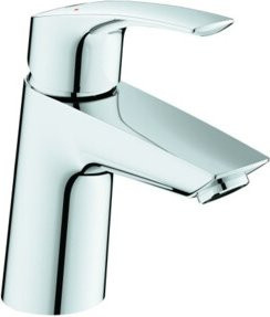 Grohe Eurosmart Waschtisch-Einhebelmischer in Chrom mit Pop-up-Abfluss und wassersparender Funktion - Bild 1