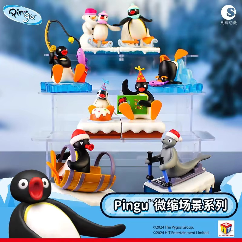 52TOYS Pingu Miniatur Szene Blind Box, Gashapon Spielzeug, ab 8 Jahren - Bild 2