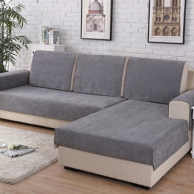 Wasserdichter L-förmiger Ecksofabezug von Your Warm Home mit floralem Muster, rutschfest und waschbar, für 1- bis 4-Sitzer Sofas und Sessel, Breite: 50 cm, Tiefe: 70 cm - Bild 1
