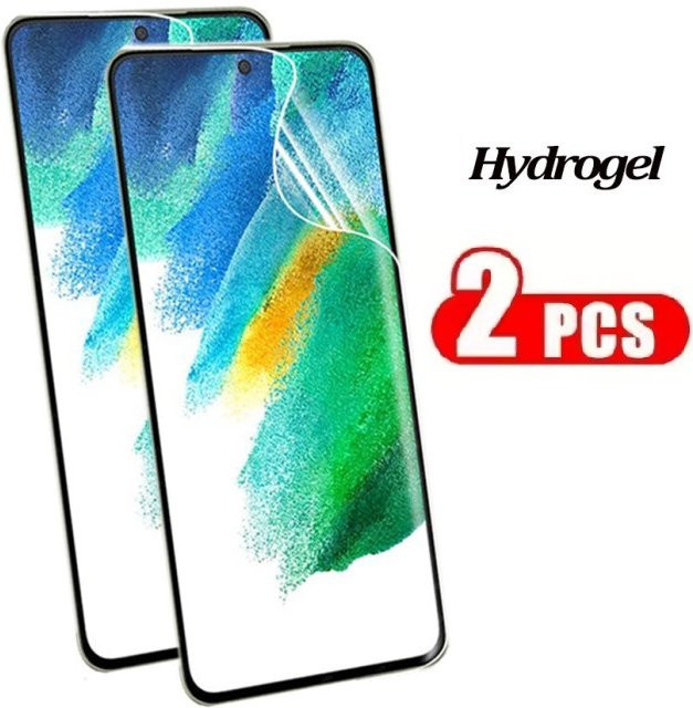 2 Stück transparente Hydrogelfolie Displayschutzfolie für Samsung Galaxy S24 S25 S24 Ultra S23 FE S20 S21 S22 Plus - Bild 1